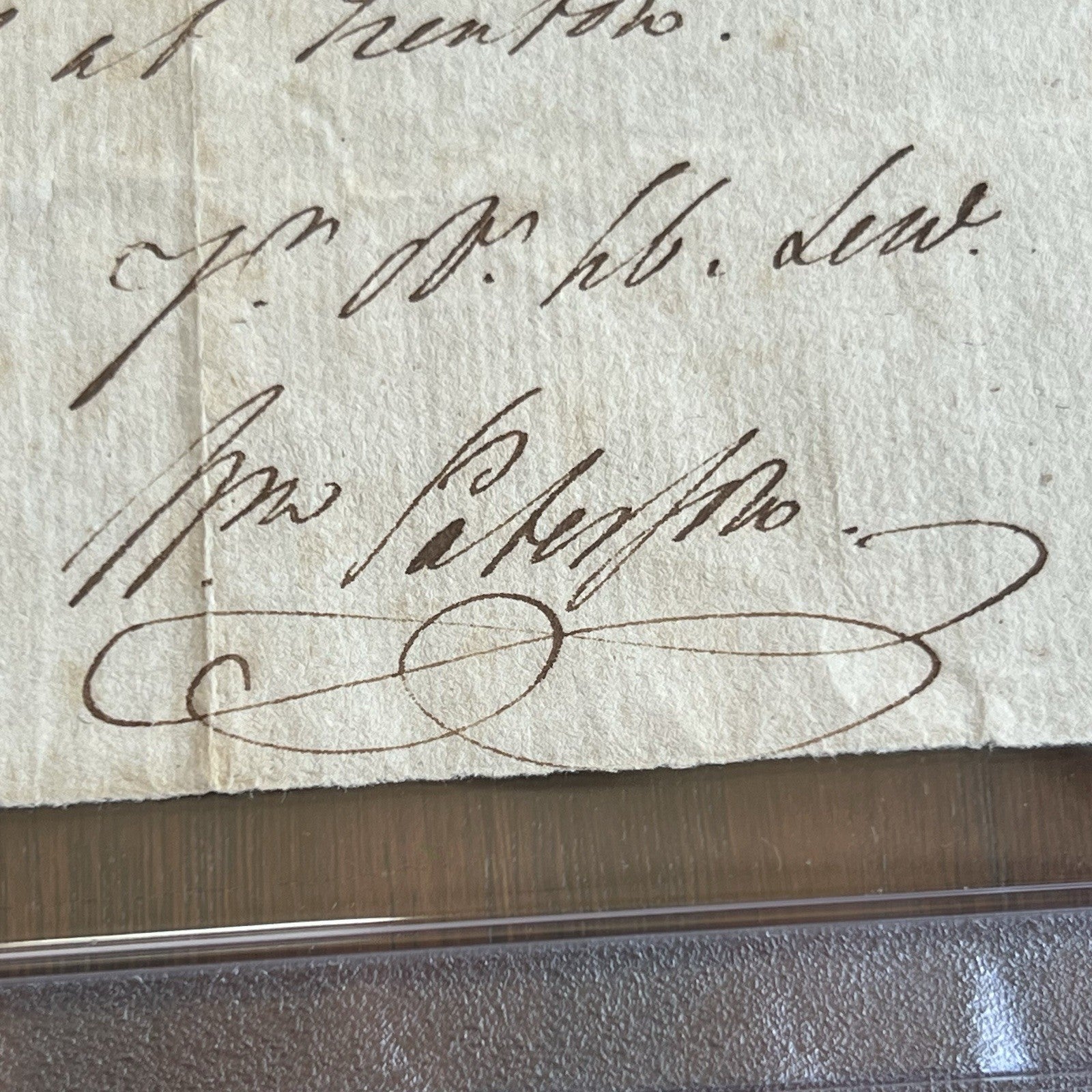 WILLIAM PATERSON * PSA * Handwritten Autograph LEGAL Note Signed * Constitution