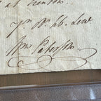 WILLIAM PATERSON * PSA * Handwritten Autograph LEGAL Note Signed * Constitution