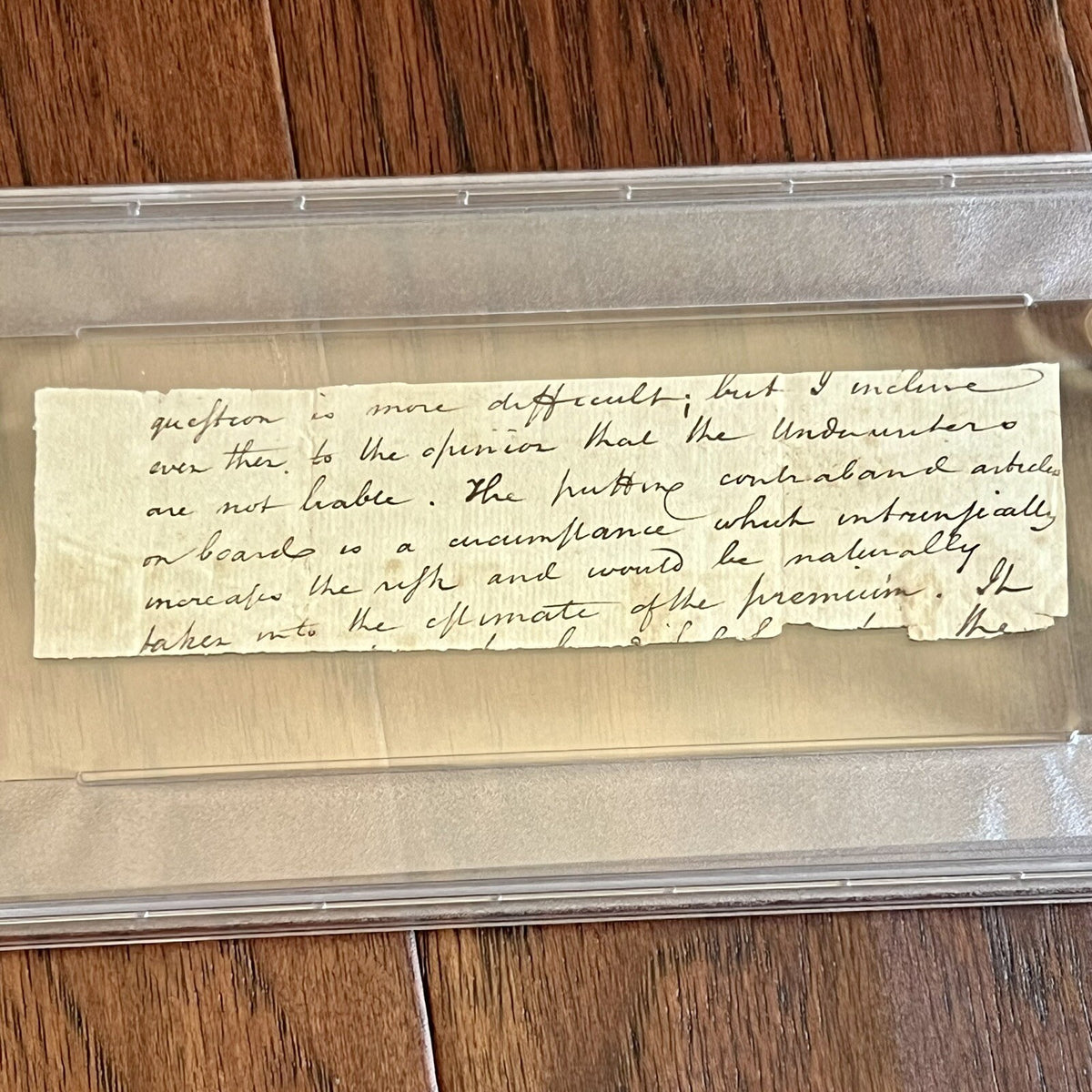 ALEXANDER HAMILTON * PSA * Autograph Handwritten Legal Case Un Signed Writing