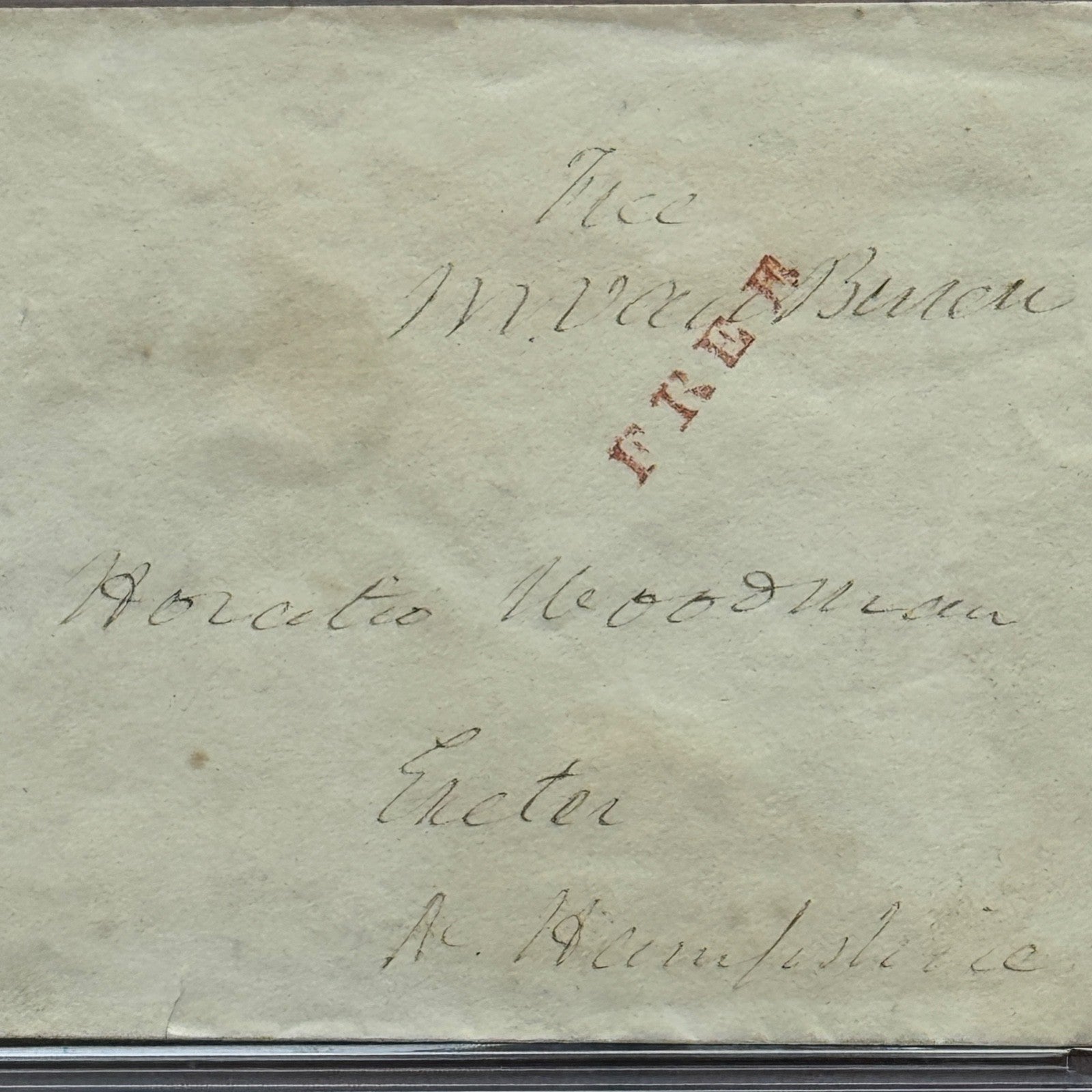 MARTIN VAN BUREN * PSA * Autograph FREE FRANK Envelope Signed * WASHINGTON DC