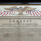 GEORGE WASHINGTON Scarce "FAREWELL ADDRESS" Printed Broadside Circa 1800