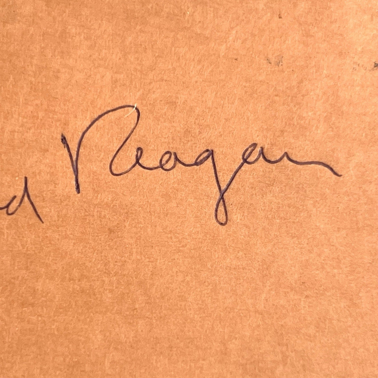 RONALD REAGAN * PSA * Autograph Economic Development Ticket Signed * DISNEYLAND