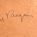 RONALD REAGAN * PSA * Autograph Economic Development Ticket Signed * DISNEYLAND