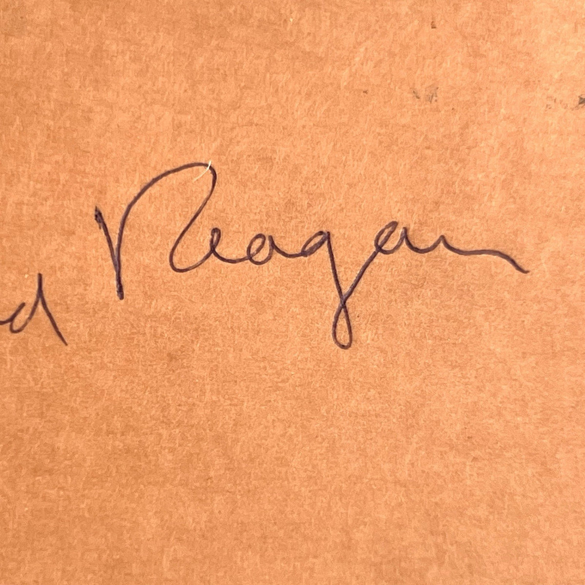 RONALD REAGAN * PSA * Autograph Economic Development Ticket Signed * DISNEYLAND