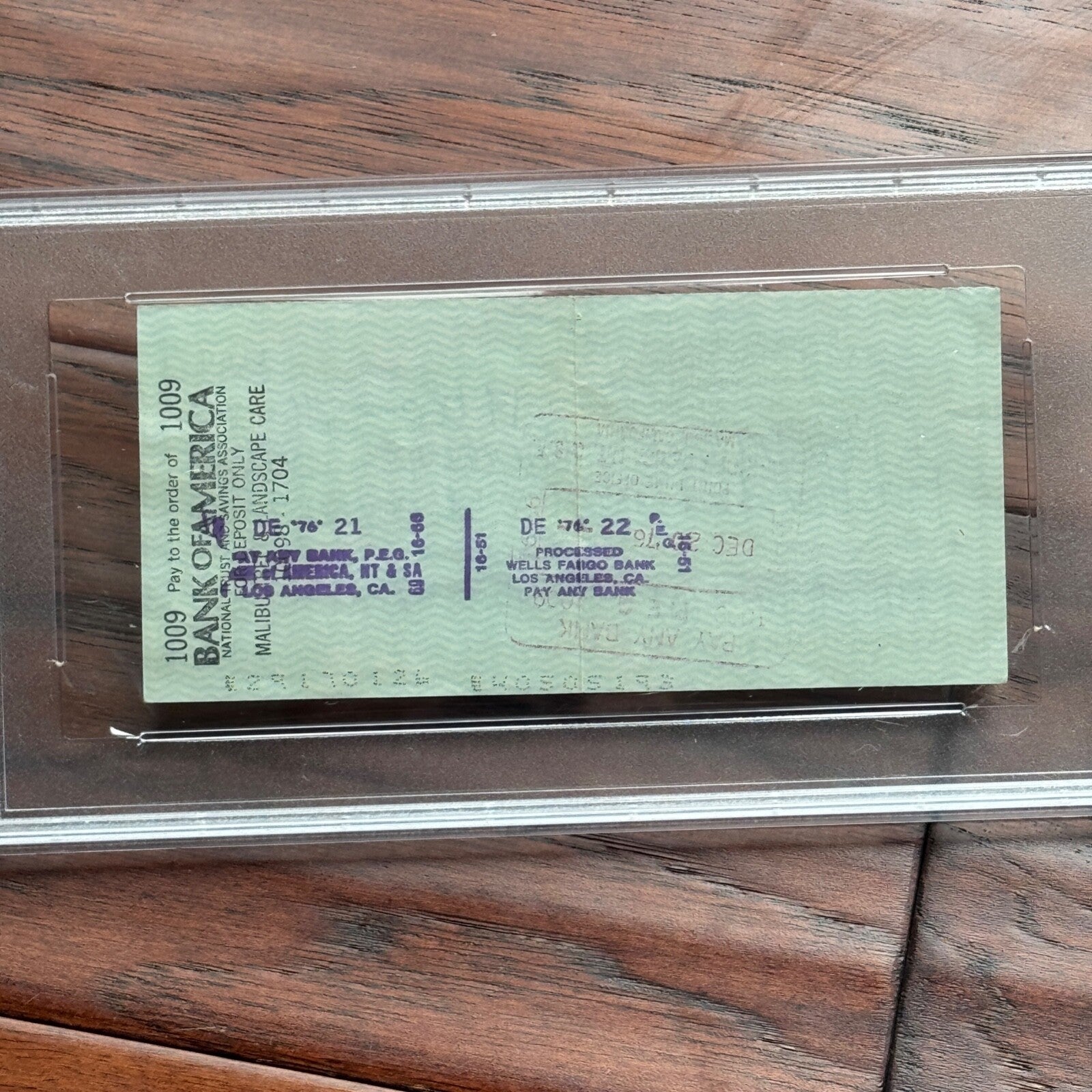 STEVE McQUEEN * PSA * GEM MINT 10 * Scarce AUTOGRAPH Personal Check SIGNED