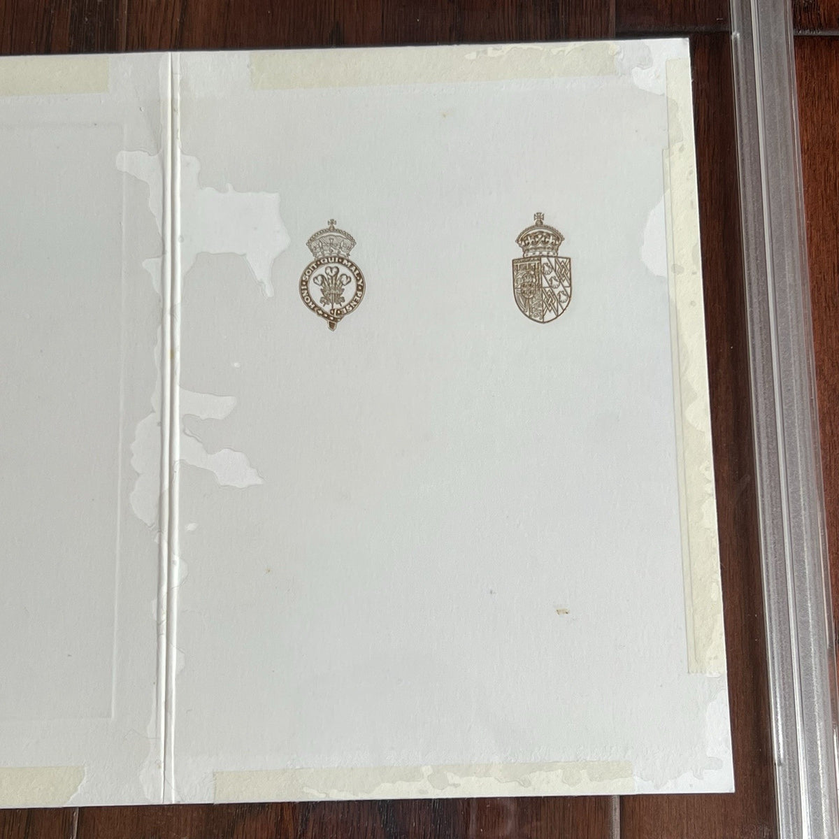 PRINCESS DIANA & KING CHARLES III * PSA * Autograph Family Xmas Card Signed 1986