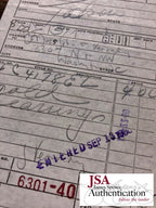 JACQUELINE KENNEDY * JSA * "Mrs. John F. Kennedy" Double (2x) AUTOGRAPH Receipt
