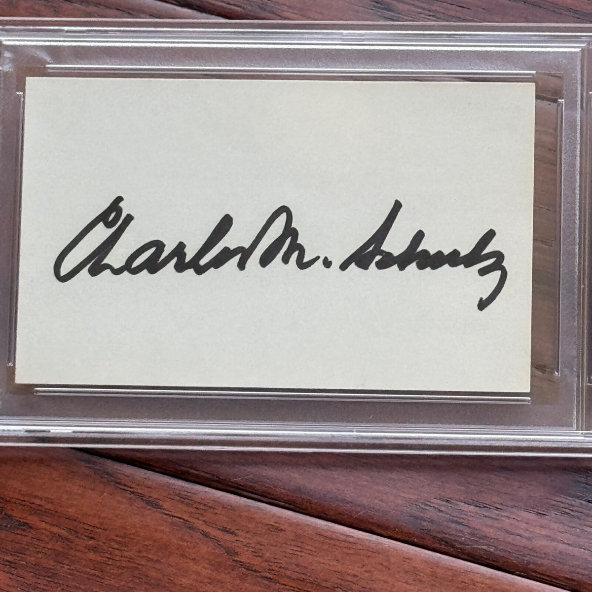 CHARLES SCHULZ * PSA * GEM MINT 10 Autograph Signed * Peanuts * Snoopy