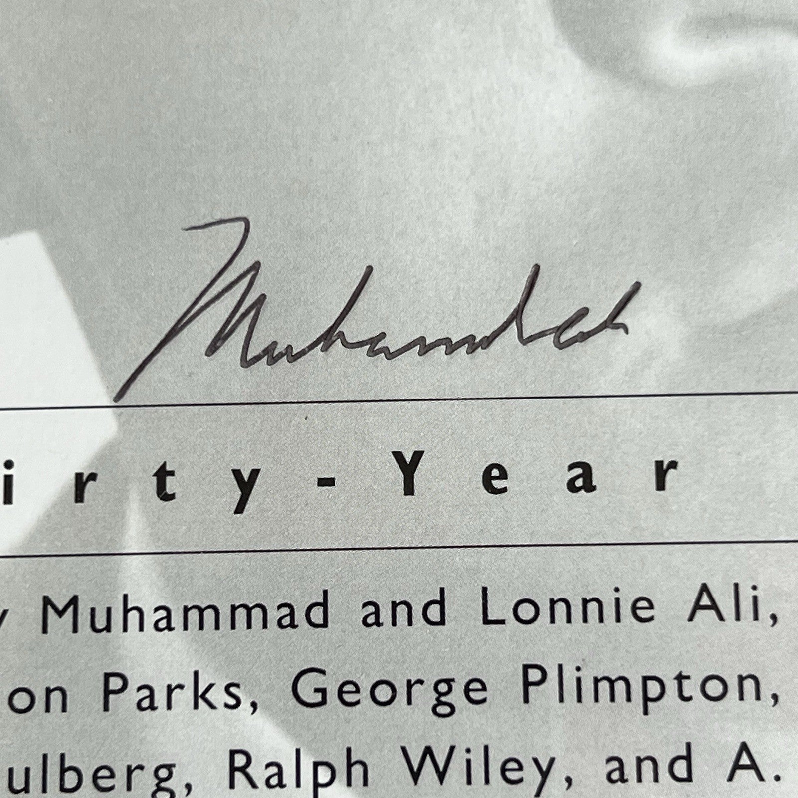 MUHAMMAD ALI * PSA/DNA * Autograph Cut Signature Signed