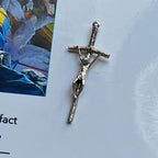 MOUNT EVEREST Genuine Crucifix Cross ARTIFACT Carried to the Summit * 29029 FT