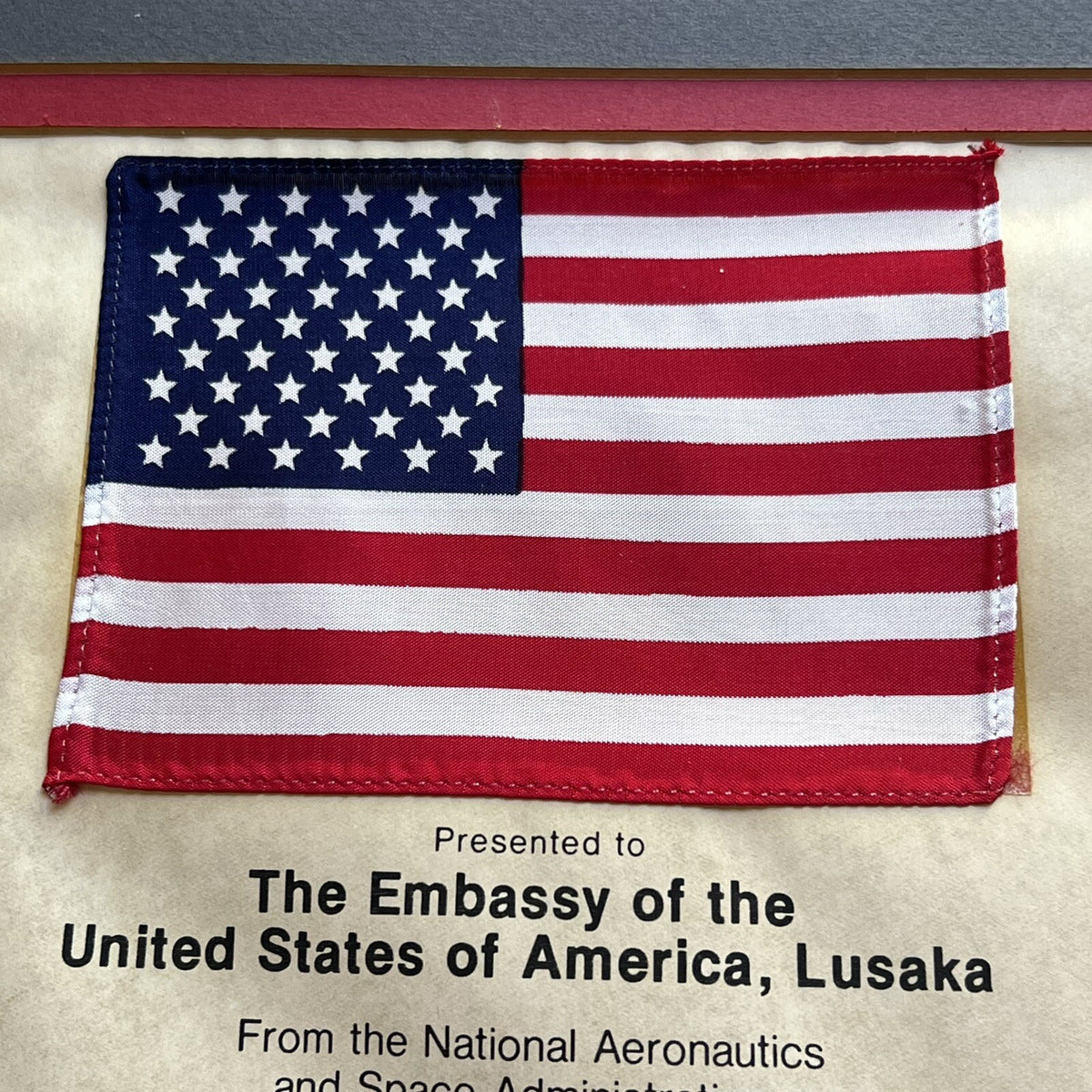 STS 41-B * JSA * Bruce McCandless Certified Flown Flag & Patch Autograph Signed