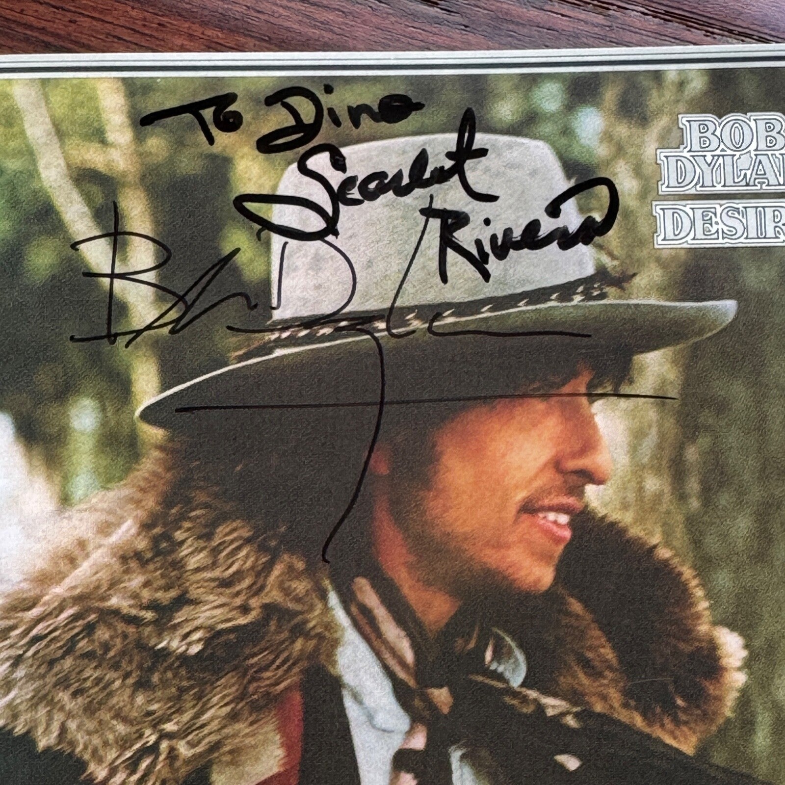 BOB DYLAN * JSA * Autograph "DESIRE" CD Cover Signed * Scarlet Rivera