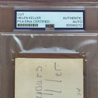 HELEN KELLER * PSA * Autograph Card Signed * 1934