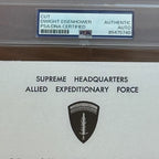 DWIGHT D. EISENHOWER * PSA * Autograph Custom Card D Day Orders Signed * WWII