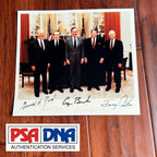 5 PRESIDENTS * PSA Ronald Reagan Richard Nixon Bush Autograph Signed Photo Five