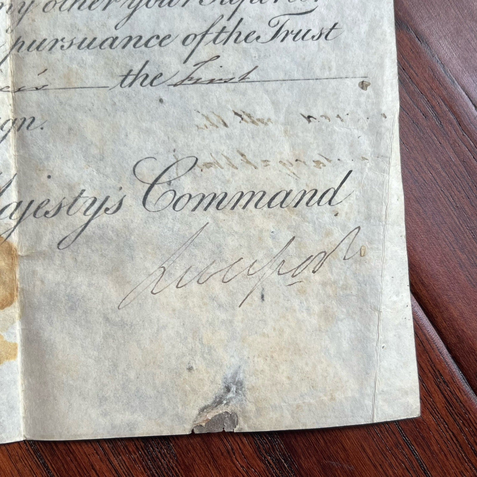 Mad KING GEORGE III * PSA/DNA * Royal APPOINTMENT Signed * 1809