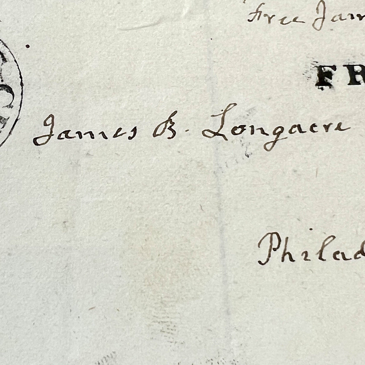JAMES MADISON * PSA * Autograph FREE FRANK Signed 2x Signature President
