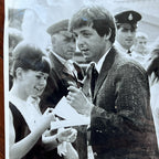 PAUL MCCARTNEY & RINGO STARR * Beckett Bas * PROOF Signed Cut Autograph Beatles
