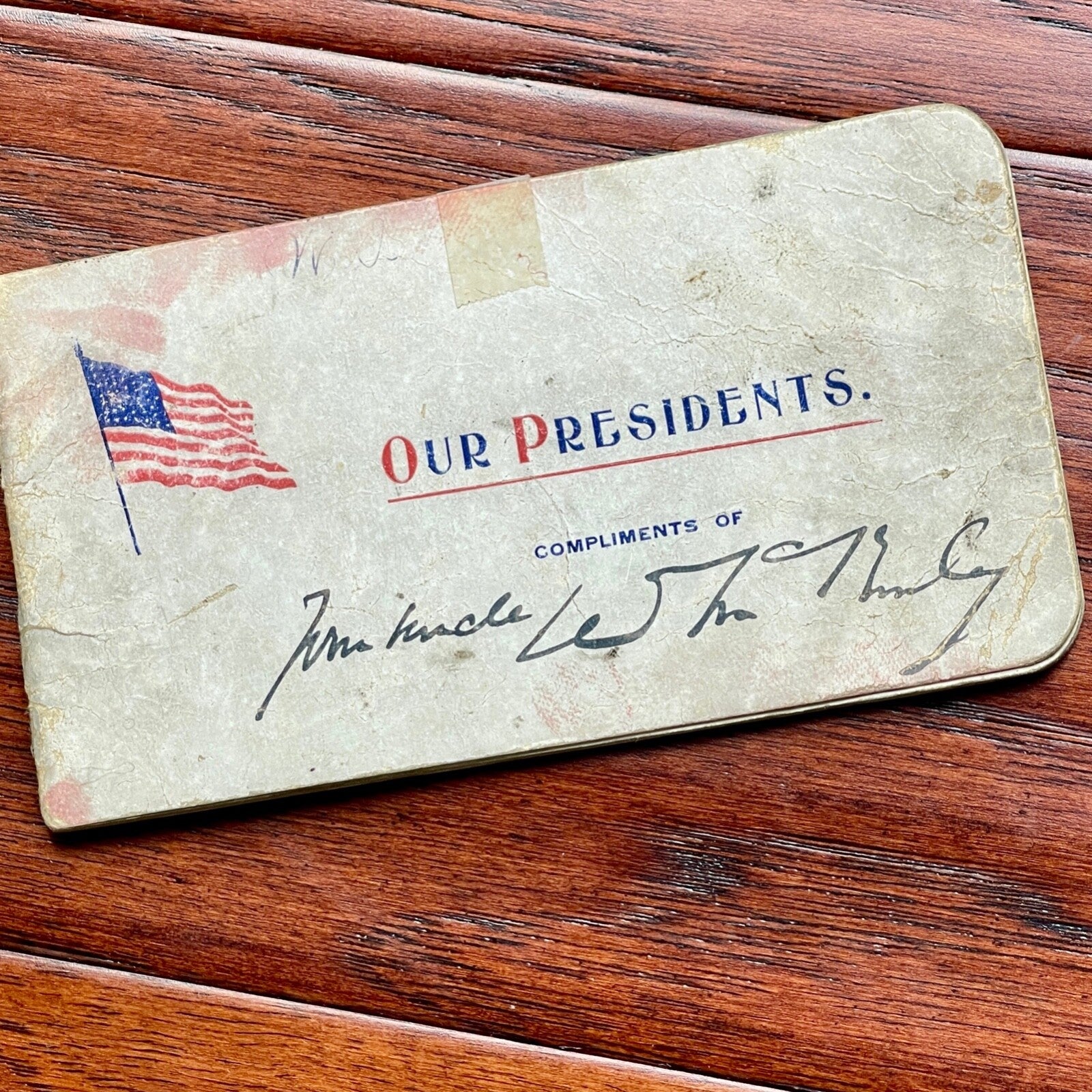 WILLIAM McKINLEY * PSA * Autograph OUR PRESIDENTS Oath of Office booklet SIGNED