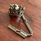 APOLLO 12 * LUNAR SURFACE-FLOWN Crown Tie Tack * ALAN BEAN * MOON