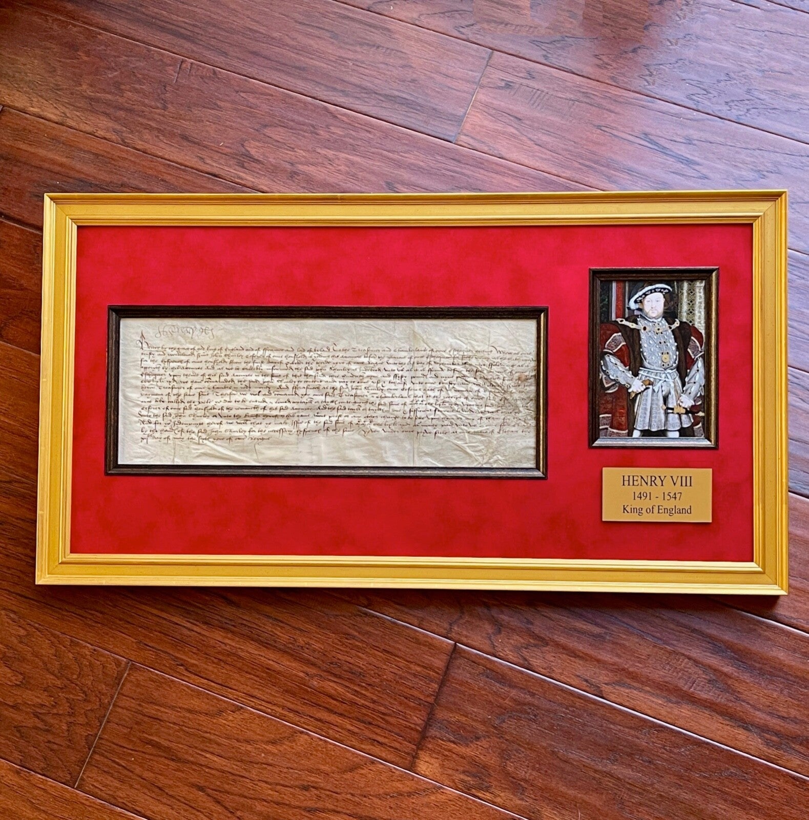 HENRY VIII * PSA/DNA * 1514 Royal Finance Autograph Document Signed * King of UK