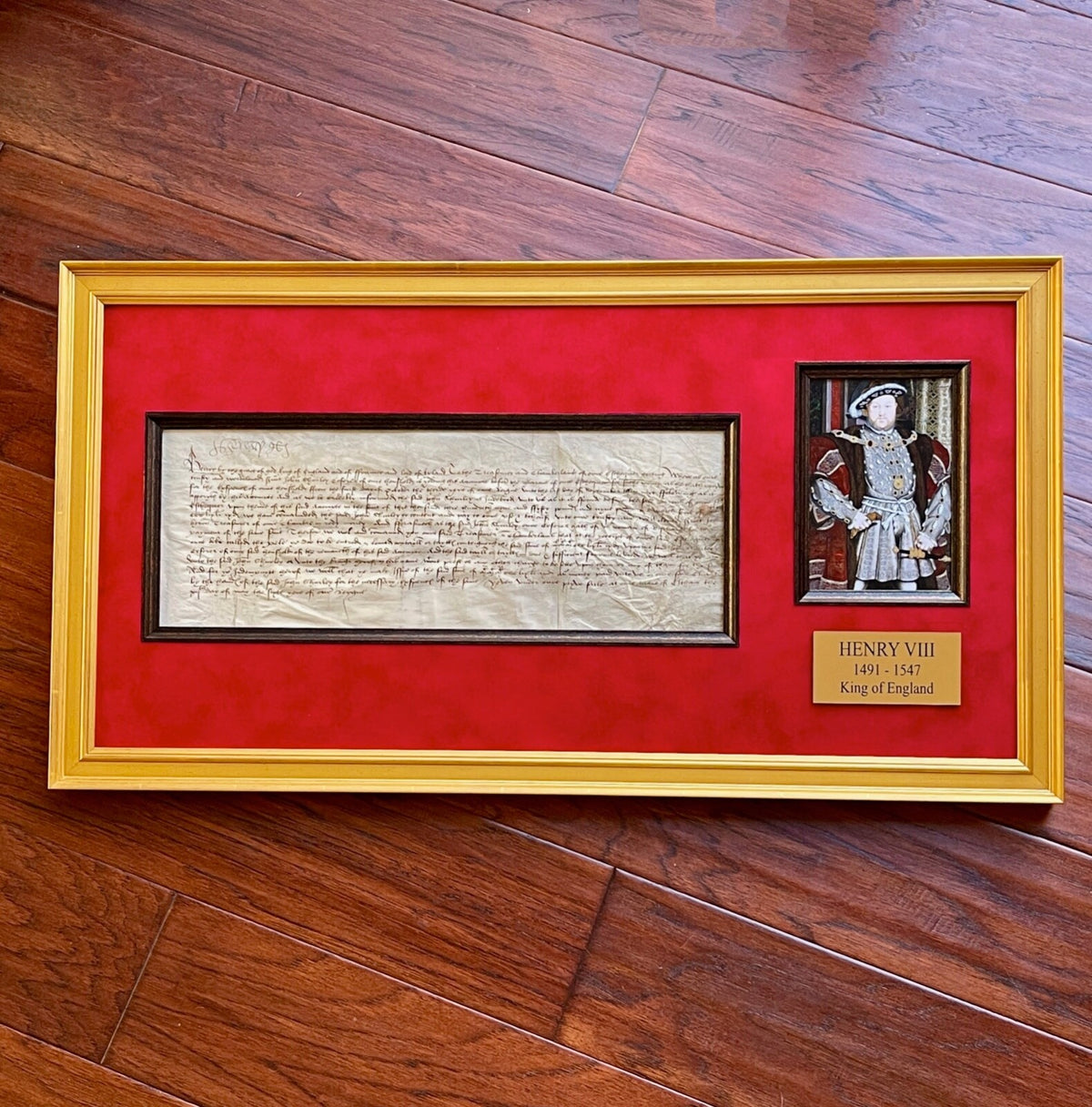 HENRY VIII * PSA/DNA * 1514 Royal Finance Autograph Document Signed * King of UK