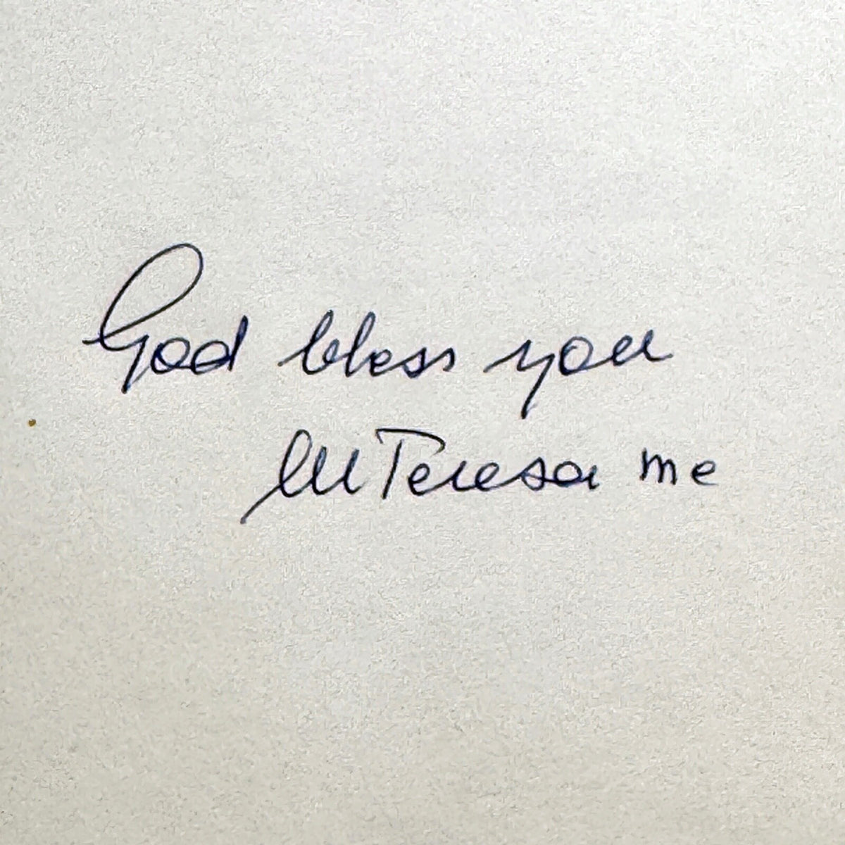 MOTHER TERESA * JSA *  1st Ed. Book Autograph BIOGRAPHY Signed * Catholic Saint