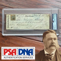 CHESTER ARTHUR * PSA/DNA * Autograph Handwritten Check Signed * NYC 1874