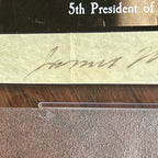 JAMES MONROE * PSA * Autograph Cut Signature CUSTOM CARD Signed