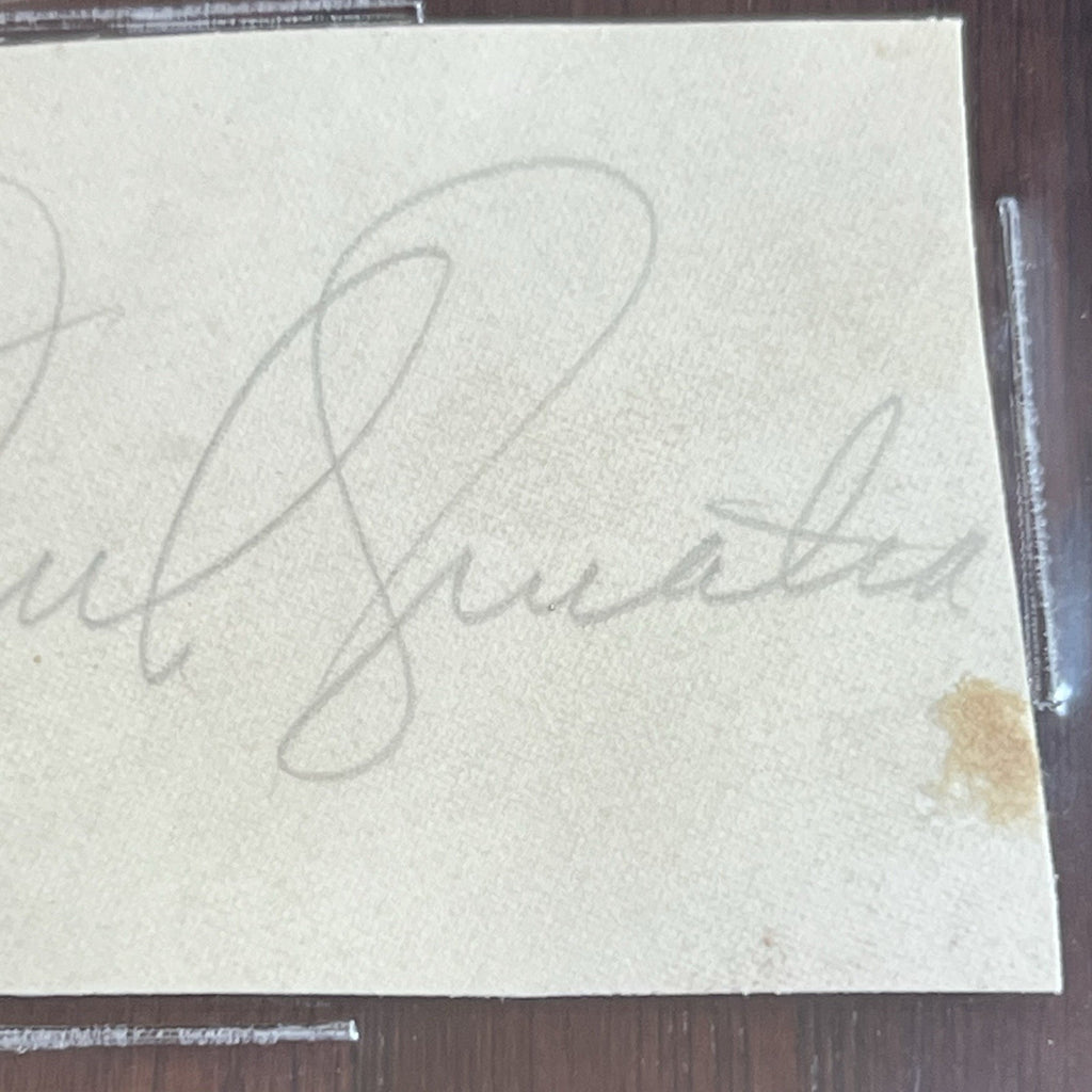 FRANK SINATRA * Beckett BAS * Authentic Cut Signature Autograph From 1940 Signed