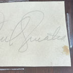 FRANK SINATRA * Beckett BAS * Authentic Cut Signature Autograph From 1940 Signed
