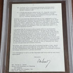 JOHN F. KENNEDY * PSA * Autograph WHITE HOUSE Letter Signed 1 Month Before Death