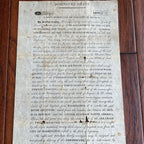 TEXAS COLONIZATION LAND GRANT * John Dominguez Signed Texana 1831 Broadside