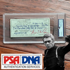 STEVE McQUEEN * PSA * GEM MINT 10 * Scarce AUTOGRAPH Personal Check SIGNED