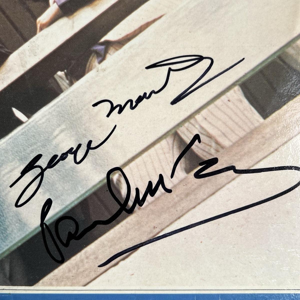 PAUL McCARTNEY & GEORGE MARTIN * PSA *  Autograph BEATLES 1967-1970 Album Signed