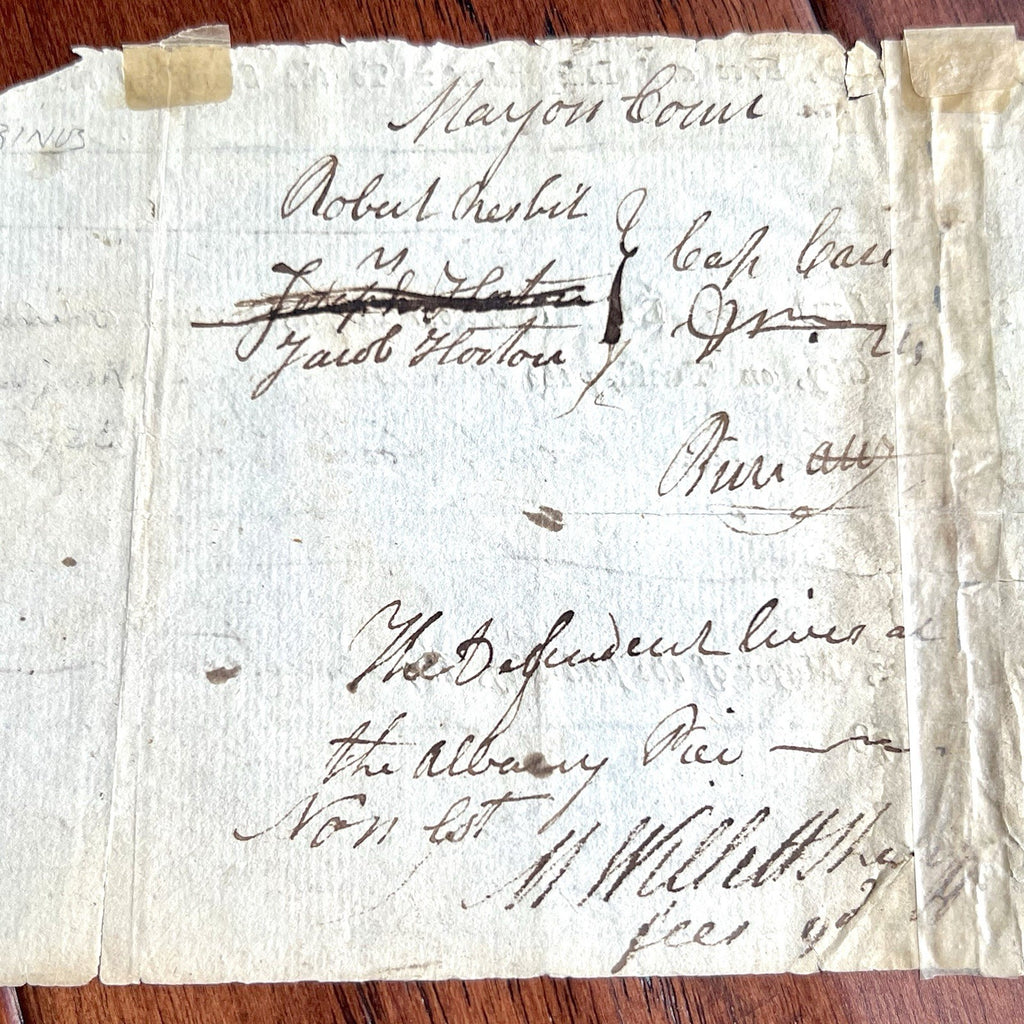 AARON BURR * JSA * With Sons of Liberty Member Autograph Legal Document Signed