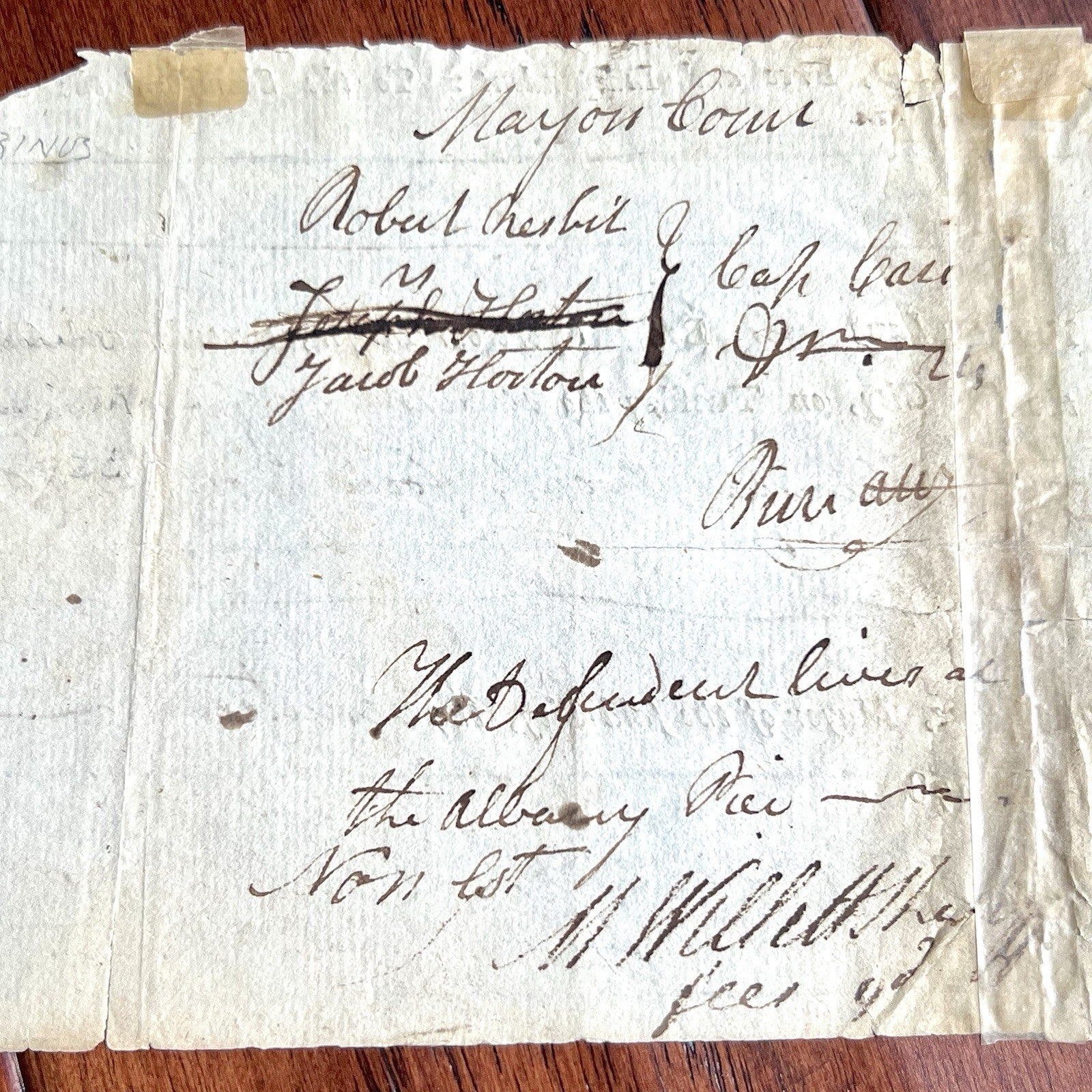 AARON BURR * JSA * With Sons of Liberty Member Autograph Legal Document Signed