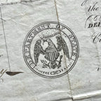 JAMES BUCHANAN * PSA * Autograph American Eagle Vignette Passport Signed