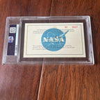 APOLLO 11 * PSA * NASA Blue VIP LAUNCH PASS 1969 Moon Landing Ticket Kennedy KSC