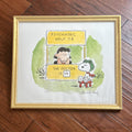 CHARLES SCHULZ * Limited Edition Lithograph Print Signed Doctor Is In Autograph