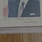 RONALD REAGAN * PSA/DNA * Autograph Photo AS PRESIDENT Portrait Signed