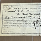 VIRGIL EARP * PSA * OK CORRAL Marshal AUTOGRAPH Loan Document SIGNED WYATT Bro