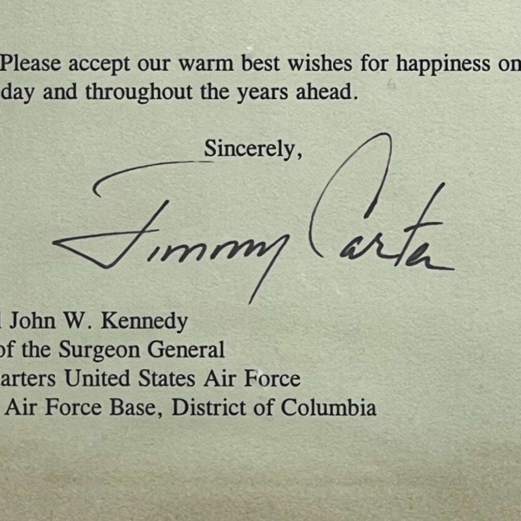 JIMMY CARTER * BAS * Autograph Letter to JOHN KENNEDY Signed * 1997