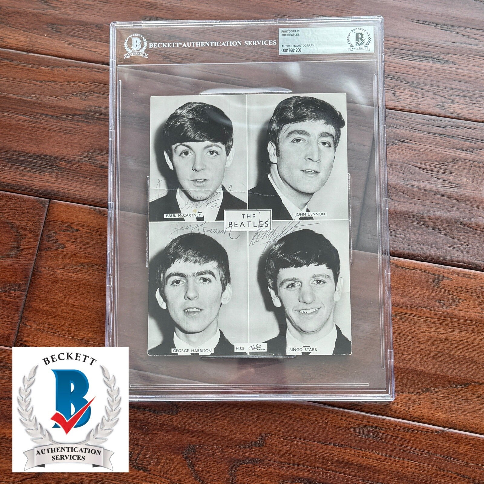 THE BEATLES * Beckett BAS * Band Signed Promo Photo Autograph * John Lennon