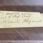 WALT WHITMAN * PSA/DNA * Autograph CUT Signed "WW" * "Leaves of Grass" POET