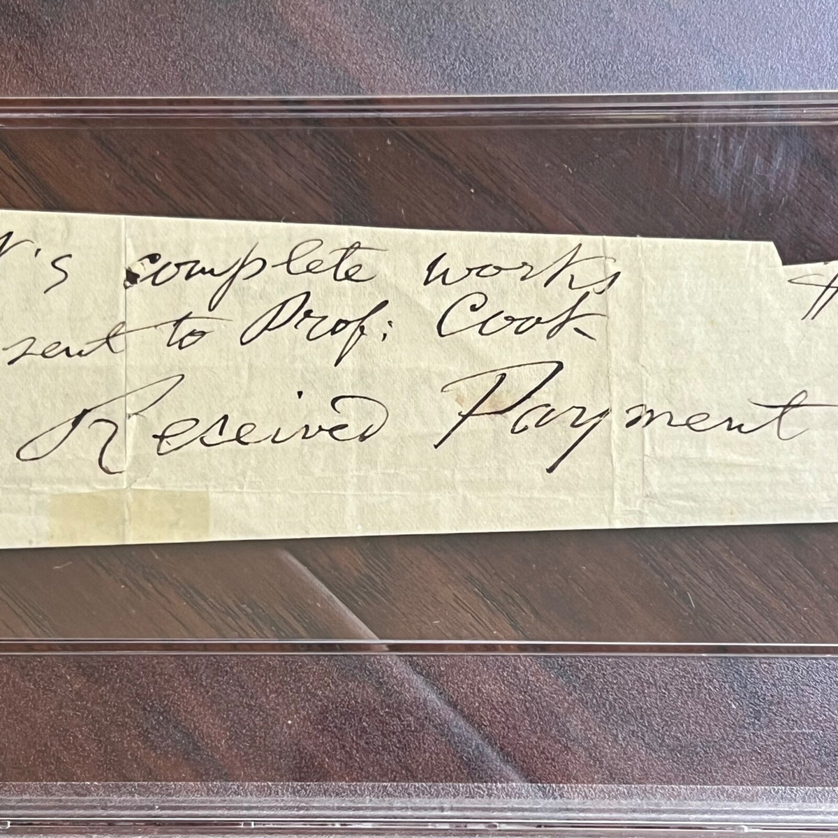 WALT WHITMAN * PSA/DNA * Autograph CUT Signed "WW" * "Leaves of Grass" POET