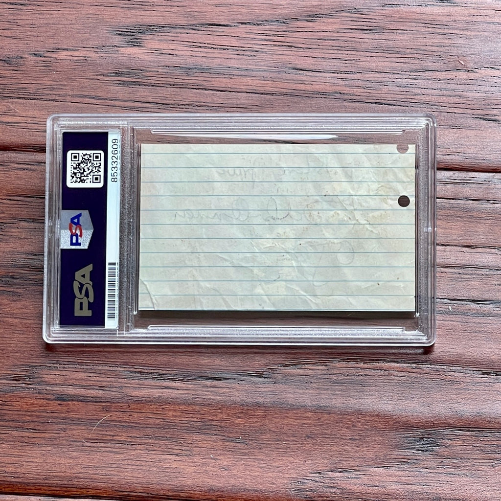 JOHN LENNON * PSA/DNA * Scarce Autograph JOHN + YOKO DOODLES Signed * Beatles