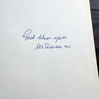MOTHER TERESA * JSA *  1st Ed. Book Autograph BIOGRAPHY Signed * Catholic Saint