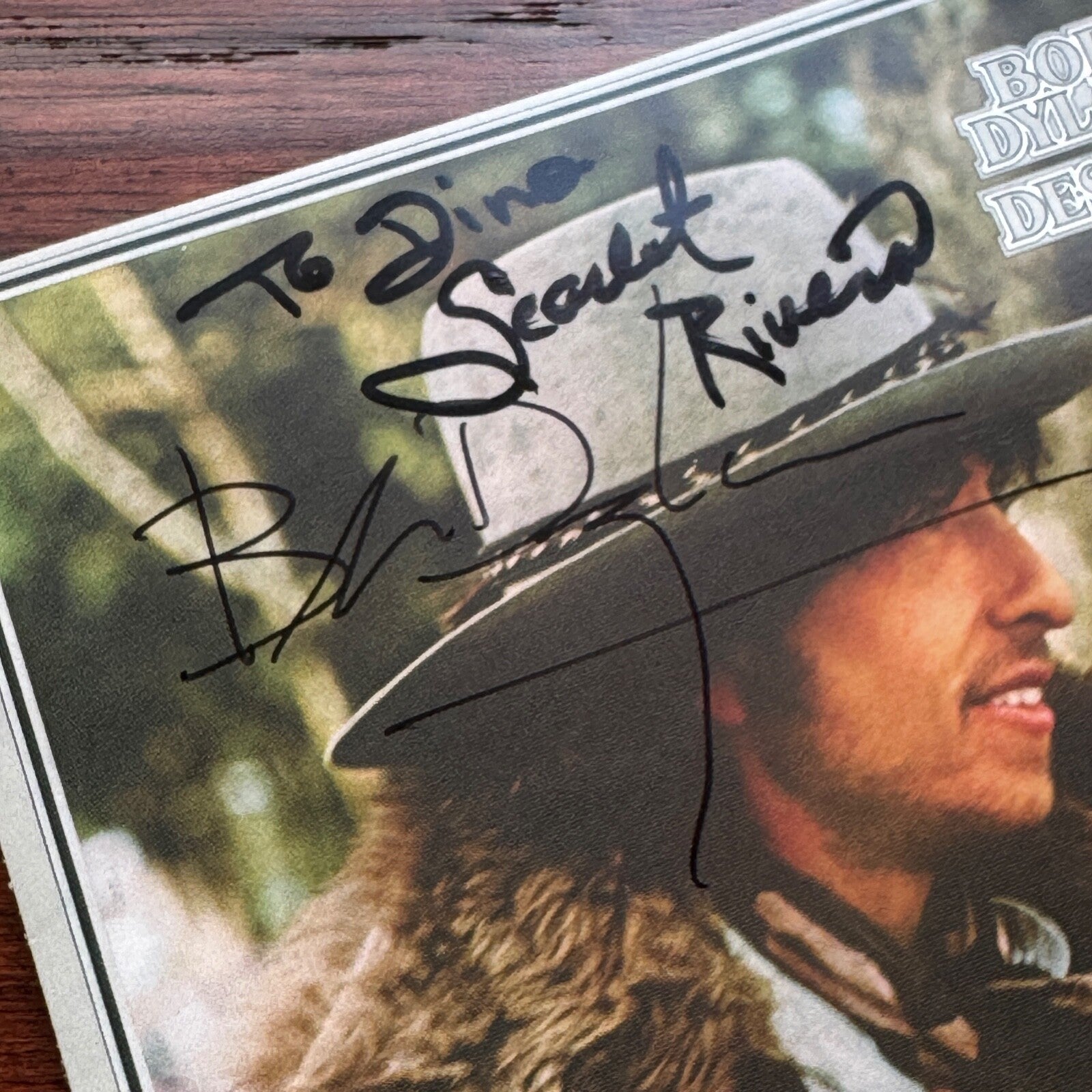 BOB DYLAN * JSA * Autograph "DESIRE" CD Cover Signed * Scarlet Rivera
