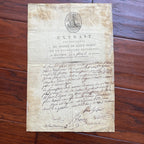 MAXIMILIEN ROBESPIERRE * PSA * Autograph "REIGN OF TERROR" Public Safety SIGNED